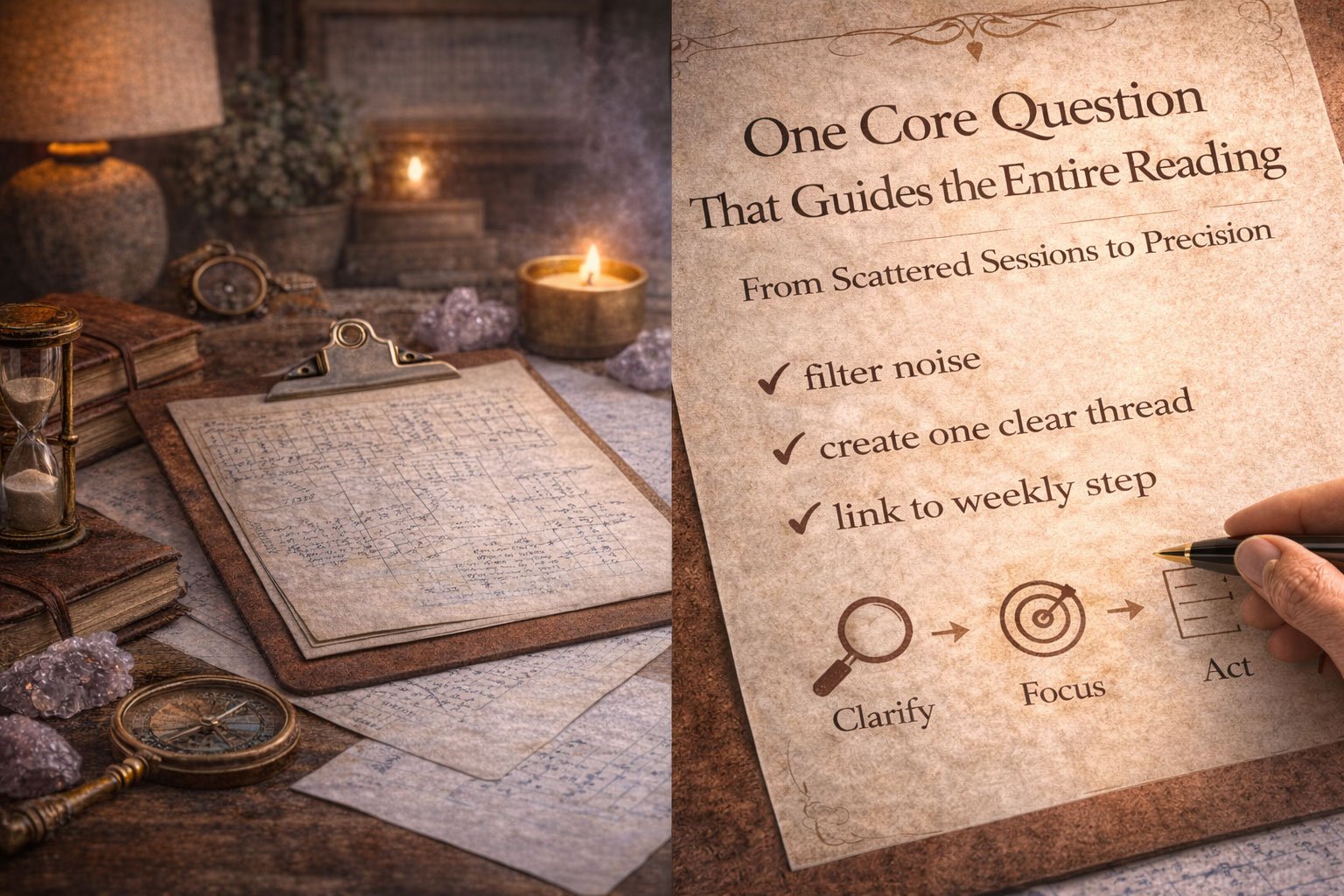 שאלת ליבה אחת שמכוונת את כל הקריאה: איך למנוע פיזור ולייצר דיוק מקצועי