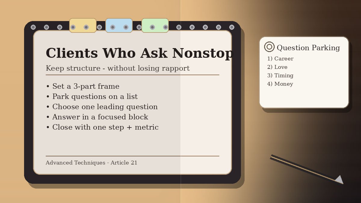 איך לעבוד עם לקוח "שואל בלי סוף" ולשמור על מסגרת בלי לאבד את הלקוח