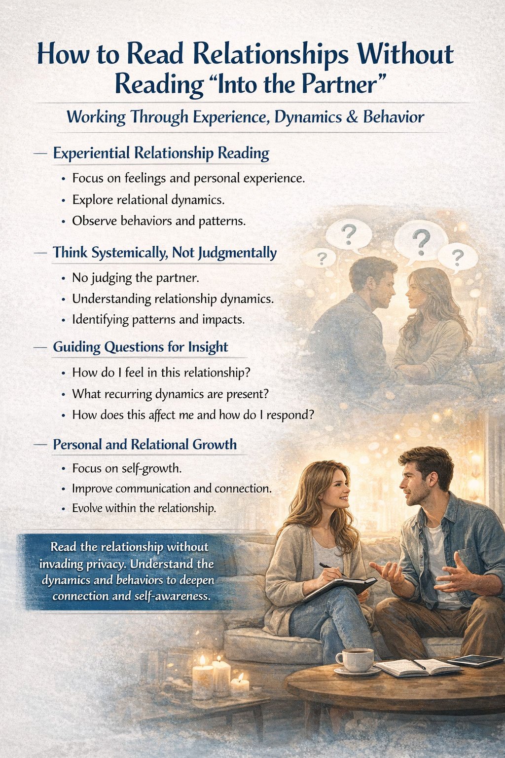 איך לקרוא זוגיות בלי לקרוא "על בן הזוג"