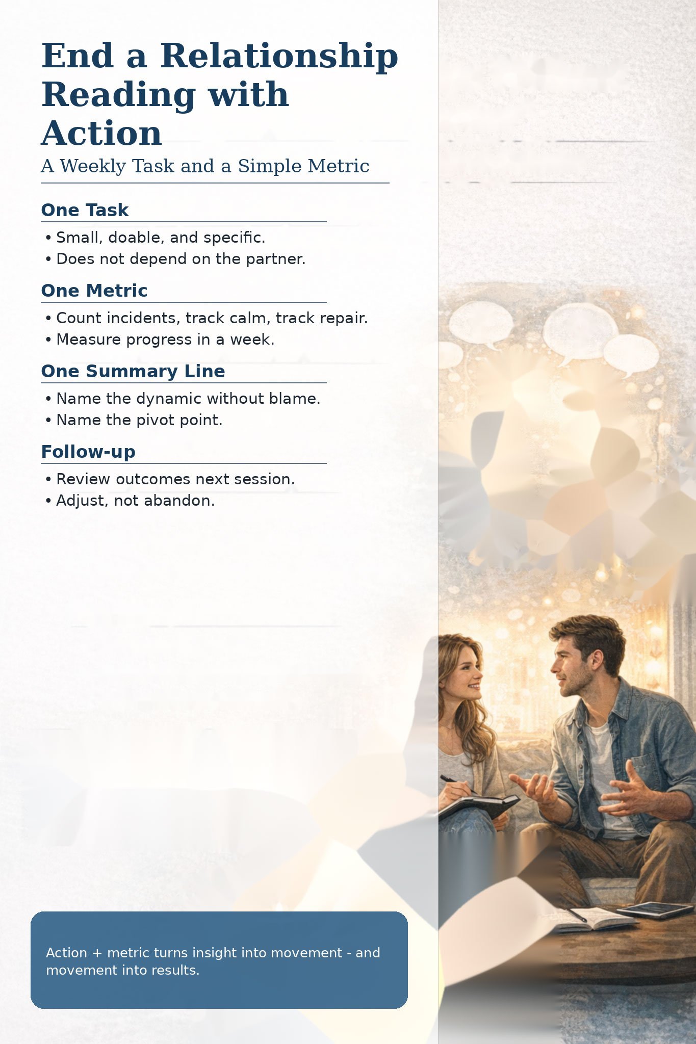 איך לעבוד עם פרידות, חזרה לקשר, וקשרים לא בריאים בלי דרמה