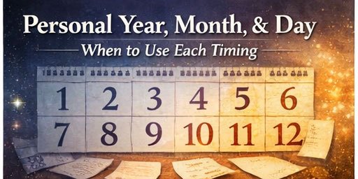 שנה אישית, חודש אישי, יום אישי - מתי משתמשים במה