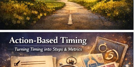 שפת פעולה לתקופות: איך מתרגמים תזמון למשימות שבועיות ומדדים