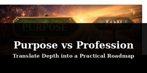 ייעוד מול מקצוע: איך לתרגם עומק למסלול פרקטי